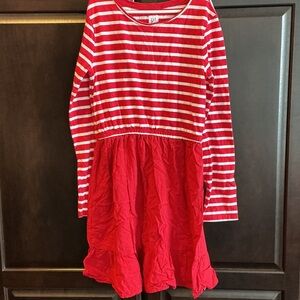 Red Striped Kids Dress